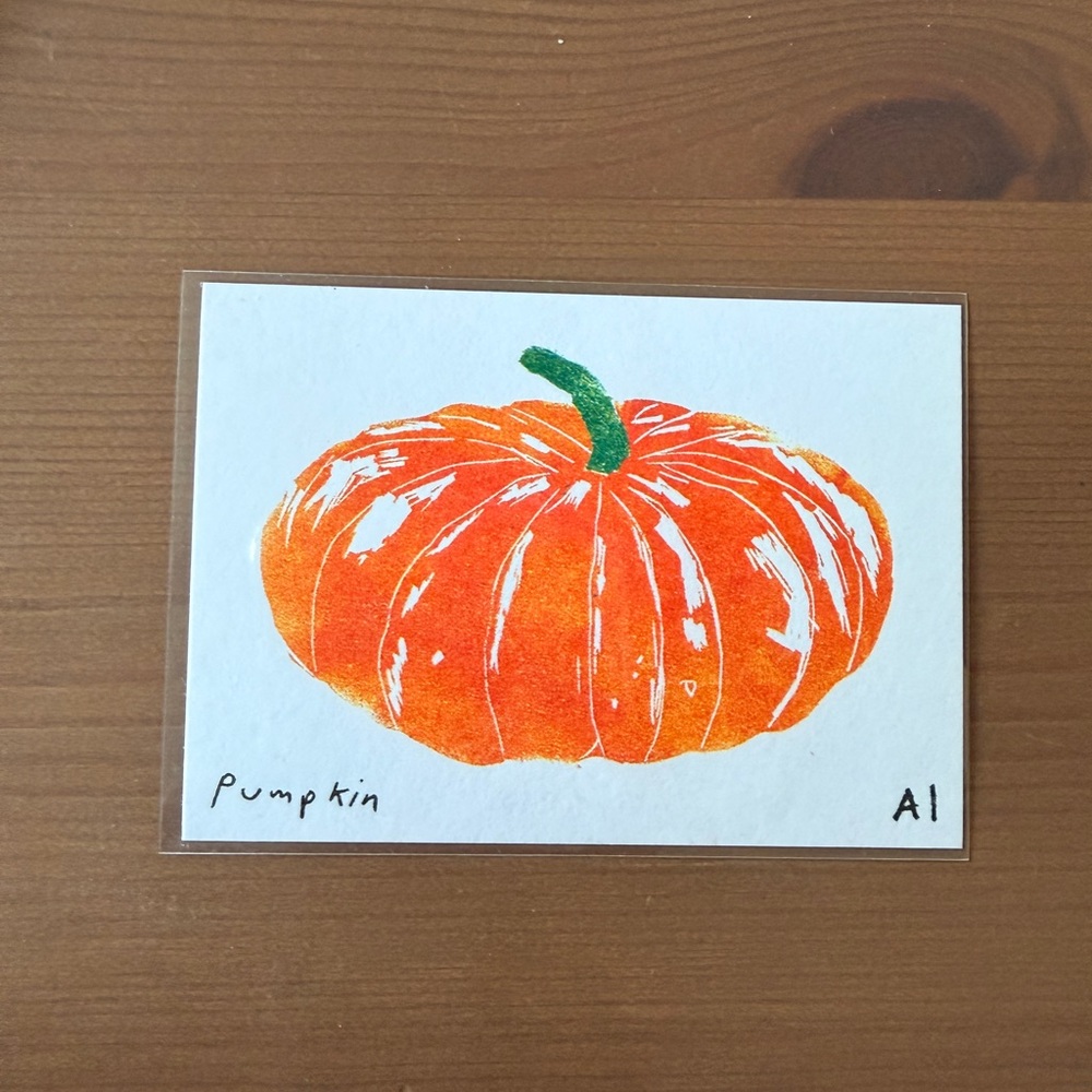 1 Pumpkin Mini Art Print from Inciardi Machines Collectable